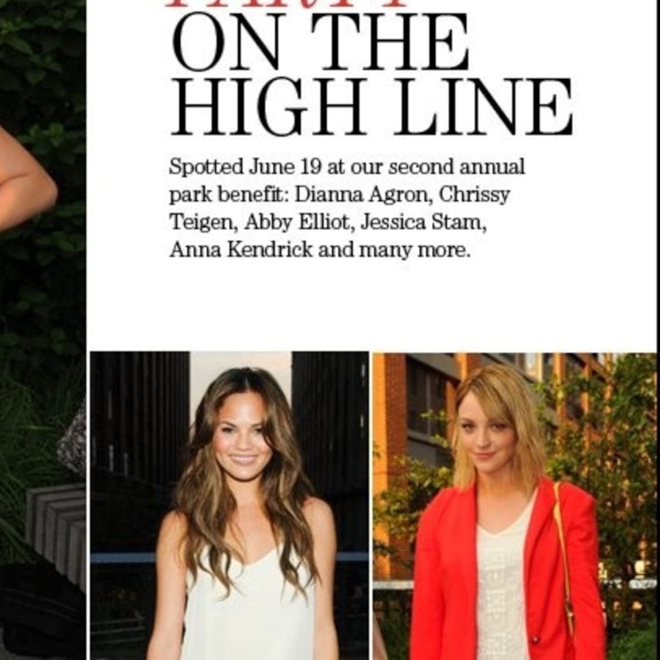 Project-Summer Party on the High Line!