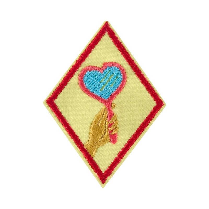 A picture of the Outside the Mirror Girl Scout merit badge