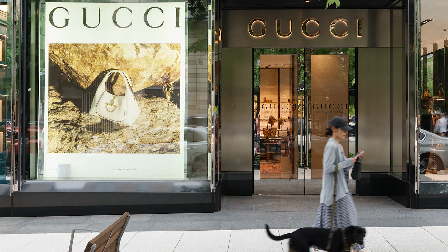 A Gucci store in Washington, DC.